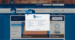 Desktop Screenshot of blueticket.com.br